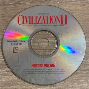 Sid Meier's Civilization II 2 (PC CD-ROM, 1996) by Microprose - Disc Only